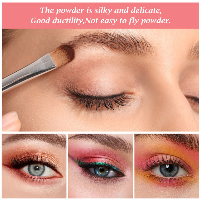 Las Chicas Silk-Touch Eyeshadow Collection – 12 Vivid Shades for Glamour Looks