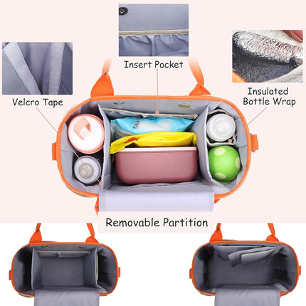 Luxury Diaper Bag Tote – Extra Large Waterproof Mommy Bag – Maternity Hospital & Weekend Travel Bag for Baby & Mom
