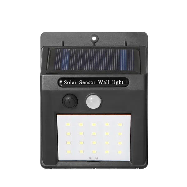 20 LED Solar Outdoor Light – PIR Motion Sensor Security Wall Light – IP65 Waterproof Wireless Solar Powered Lamp for Garden, Patio & Driveway