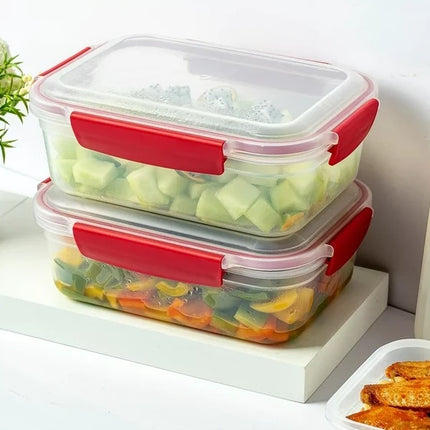5-Pack Stackable Food Storage Containers – Airtight Leakproof Set with Snap-Lock Lids – BPA-Free Meal Prep Bins