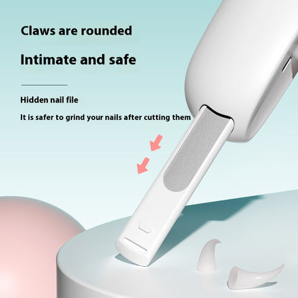 Professional Cat Nail Clippers with Gravity Push Mechanism – Ergonomic Pet Nail Trimmer for Cats & Small Dogs – Safe and Precise Grooming Tool