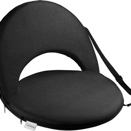 Reclining Stadium Seat with Back Support – 6-Position Waterproof Cushion Chair for Bleachers, Camping & Outdoor Events