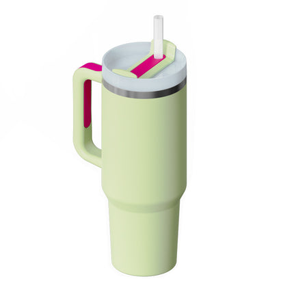 Oversized 40oz Travel Mug with Straw – Spill-Proof Insulated Water Bottle for Gym, Office & Road Trips