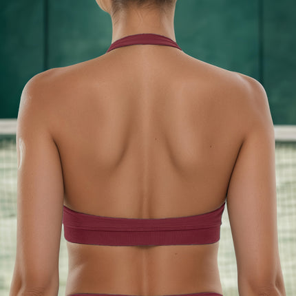 High-Impact Running Sports Bra – Moisture-Wicking Workout Top – Full Support Wireless Gym Bra for HIIT, Cardio & Athletics