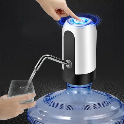 Electric Water Bottle Pump – Universal 5 Gallon Water Dispenser – USB Rechargeable Automatic Drinking Water Pump for Home, Office & Camping