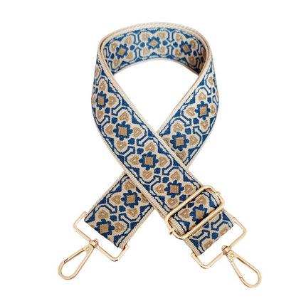 Embroidered Adjustable Bag Strap – Stylish Replacement Shoulder Strap for Handbags & Crossbody Bags