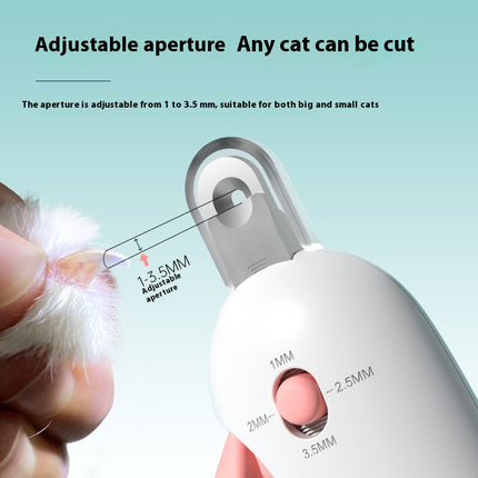 Professional Cat Nail Clippers with Gravity Push Mechanism – Ergonomic Pet Nail Trimmer for Cats & Small Dogs – Safe and Precise Grooming Tool