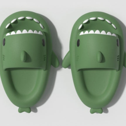 Original Shark Slides – Funny Cartoon Shark Slippers for Adults – Cloud-Feel Soft Sole Non-Slip Sandals for Indoor & Outdoor
