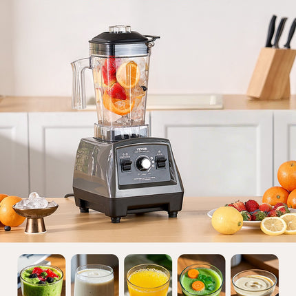 High-Speed Nutri-Blender 61 oz – 1400W Powerful Motor for Crushing Ice & Frozen Fruit – Large Capacity Countertop Blender for Family Use