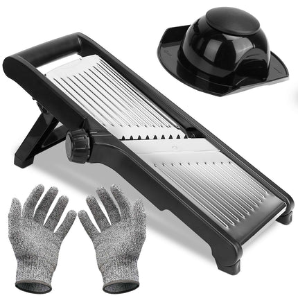 Ultimate Kitchen Prep Station – All-in-One Mandoline Grater for Slicing, Shredding & Julienne