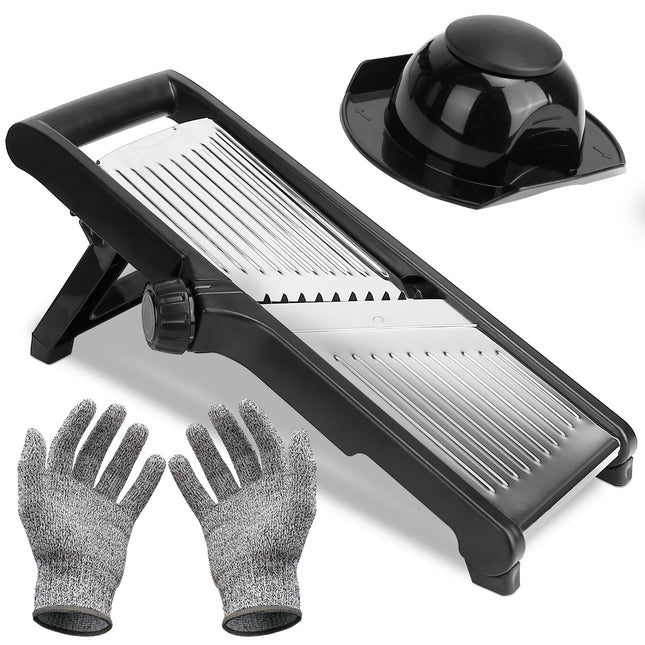 Ultimate Kitchen Prep Station – All-in-One Mandoline Grater for Slicing, Shredding & Julienne