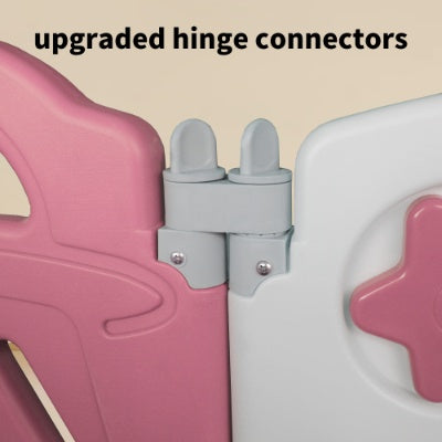 20-Panel Baby Playpen – Extra Large Foldable Playard for Toddlers – Adjustable Shape Play Fence with Safety Lock Gate