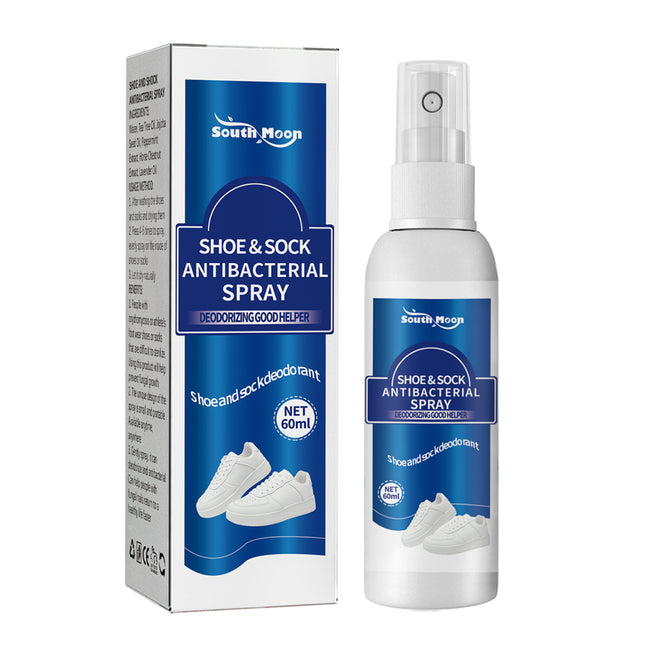 South Moon Shoe and Sock Deodorizing Spray – Instant Odor Remover for Sweaty Feet – Professional Shoe Cabinet Freshener