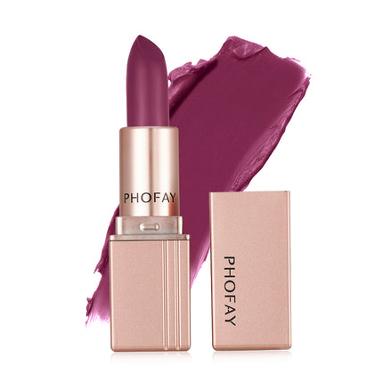 Phofay Velvet Matte Lipstick – High-Pigment & Long-Lasting Comfort