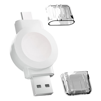 Portable Wireless Charger for Apple Watch – Magnetic USB Cordless Charger – Travel-Friendly Charging Dock for iWatch Series 9/8/7/6/5/4/3/2/SE