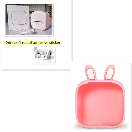 Mini Portable Thermal Printer - Wireless Bluetooth Pocket Printer for Photos, Study Notes & Labels - Inkless Mobile Photo Printer for iOS & Android