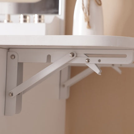 Professional Makeup Vanity Suite – 3-Color LED Mirror with Charging Station & Large Storage