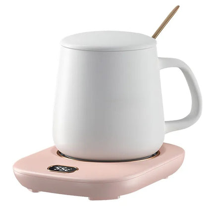 Electric Coffee Mug Warmer for Desk – Smart Constant Temperature Tea & Milk Heater with Auto Shut-Off