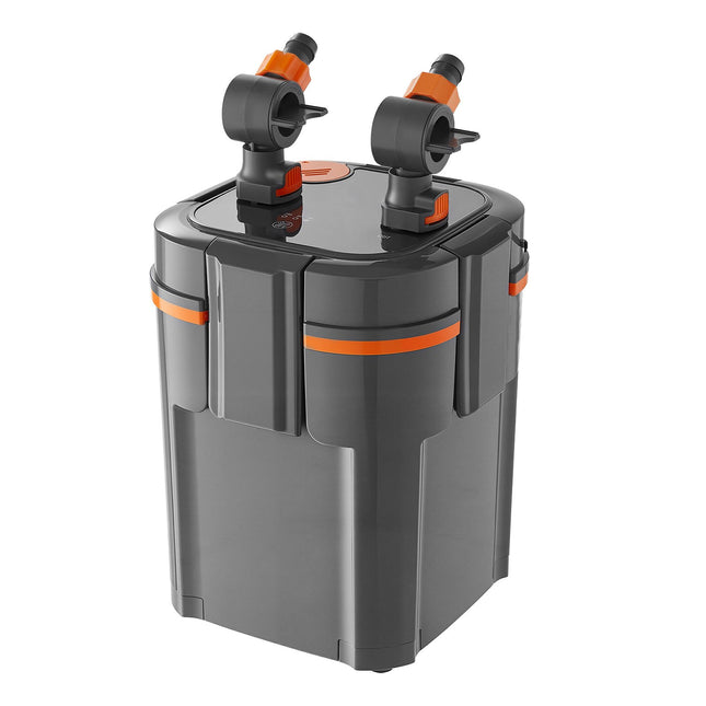 224.5 GPH External Canister Filter with Timed UV Sterilizer – 2-Stage Professional Aquarium Filter – Powerful Water Circulation for Tanks up to 55 Gallons