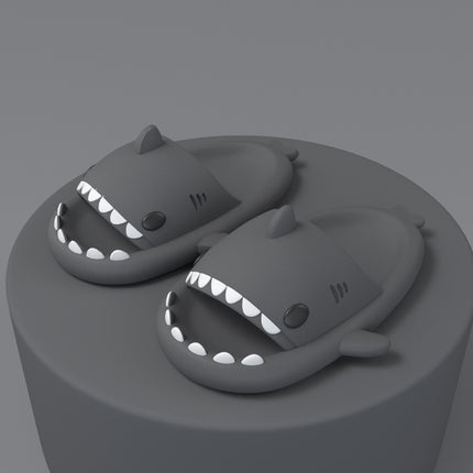 Original Shark Slides – Funny Cartoon Shark Slippers for Adults – Cloud-Feel Soft Sole Non-Slip Sandals for Indoor & Outdoor