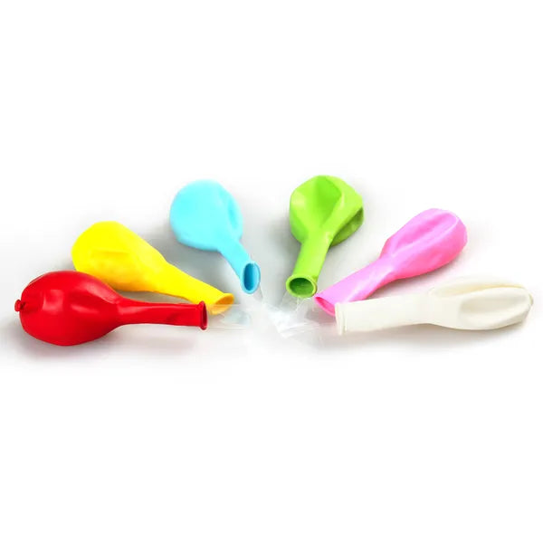 6-Pack LED Light-Up Balloons – Vibrant Multicolor Glowing Balloons for Night Parties, Birthdays & Weddings – Long-Lasting Glow