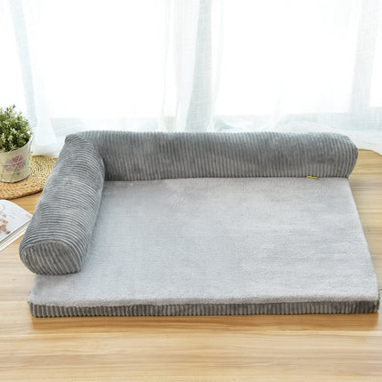 Calming Dog Bed & Cat Bed – Ultra Soft Plush Donut Cuddler – Self-Warming Washable Pet Bed for Improved Sleep & Anxiety Relief