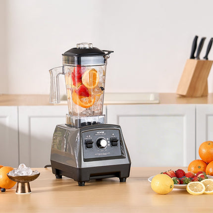High-Speed Nutri-Blender 61 oz – 1400W Powerful Motor for Crushing Ice & Frozen Fruit – Large Capacity Countertop Blender for Family Use