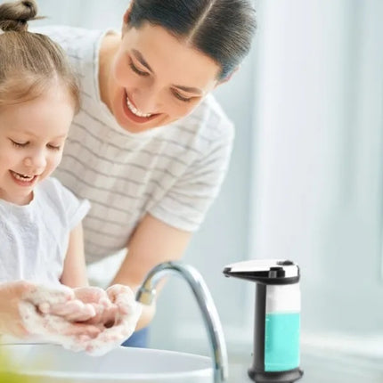 Automatic Soap Dispenser with Infrared Sensor – 16.9oz Large Capacity Touchless Hand Sanitizer Dispenser – Anti-Slip Base for Kitchen & Bathroom