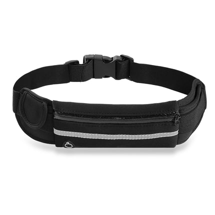 Ultra-Slim Elastic Running Belt – Waterproof Sports Waist Pack – Bounce-Free Fitness Pouch for Phones, Keys & Cash