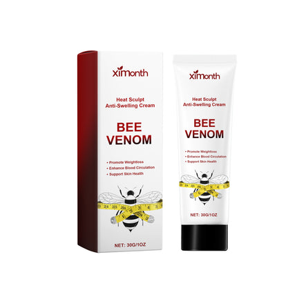 Heat Sculpt body massage cream presentation graphic