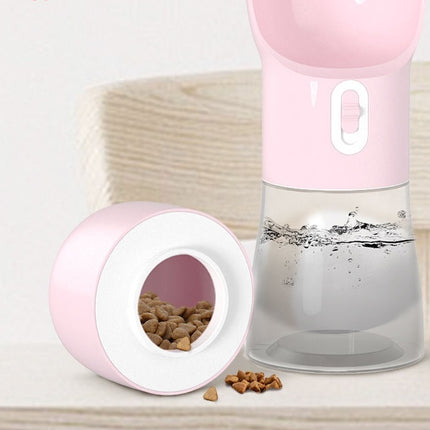 Portable Dog Water Bottle for Walking – Leak-Proof Pet Travel Dispenser – BPA-Free Food-Grade Drinking Bowl for Dogs & Cats