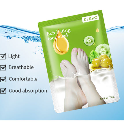 Exfoliating Foot Spa Socks – Remove Dead Skin, Calluses & Cracked Heels