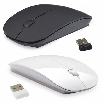 2.4GHz Wireless Optical Mouse – Ergonomic Cordless Computer Mouse with USB Receiver – Slim Portable Mouse for MacBook Pro/Air, PC & Laptop