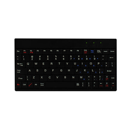 80-Key Mini Wired Keyboard with Tablet Stand & Carry Bag – Compact USB Keyboard for Android and Windows Tablets