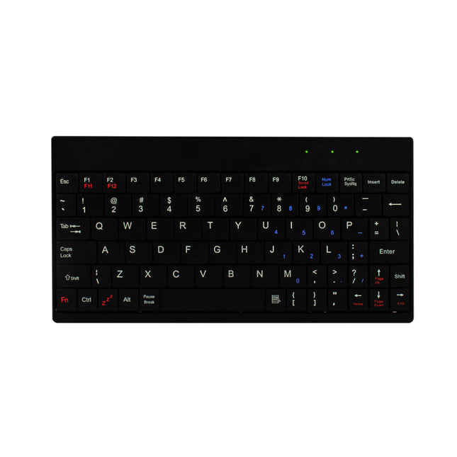 80-Key Mini Wired Keyboard with Tablet Stand & Carry Bag – Compact USB Keyboard for Android and Windows Tablets