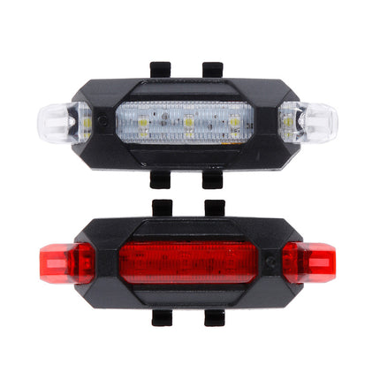 Ultra Bright USB Rechargeable Bike Tail Light – Waterproof LED Rear Bicycle Light – High Visibility Safety Flashlight for Night Riding