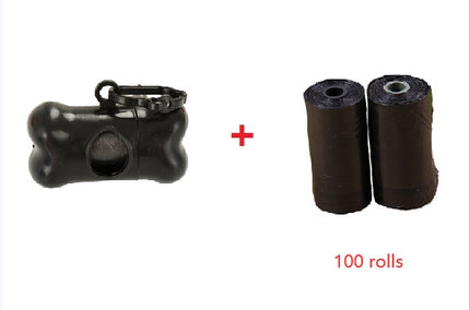 Portable Dog Poop Bag Dispenser with Leash Clip – Capsule Design Pet Waste Bag Holder – Travel Walking Accessory for Dogs