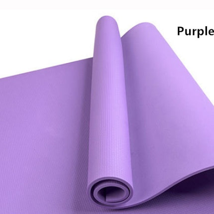 High-Density EVA Yoga Mat – Non-Slip Exercise Mat for Fitness, Pilates & Stretching – 4mm/6mm Thickness – Lightweight & Durable