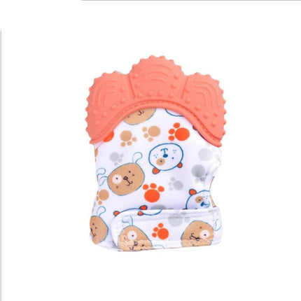 Baby Teething Mitten with Adjustable Strap for Either Hand