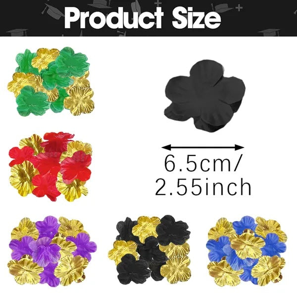 200pcs Artificial Silk Rose Petals – Vibrant Mix Colors for Graduation, Wedding & Anniversary – Romantic Night Decor & Party Supplies