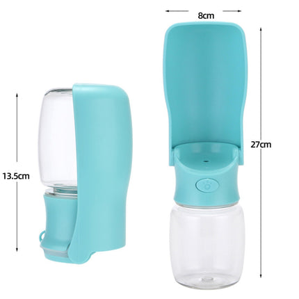 Portable Dog Water Bottle – 2-in-1 Foldable Pet Water Dispenser for Walking – Leak-Proof Travel Bowl for Dogs & Cats (BPA Free)