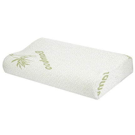 Bamboo Memory Foam Pillow – Shredded Orthopedic Sleeping Pillow with Breathable Cooling Bamboo Cover – Neck & Shoulder Pain Relief