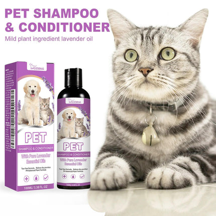 Yegebang Professional Pet Shampoo & Shower Gel – Itch Relief & Soothing Formula – Softening & Detangling Coat Care for Dogs & Cats