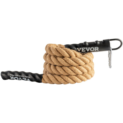 Professional Gym Climbing Rope – 1.5" Diameter Heavy-Duty Fitness Rope – 10ft Strength Training Rope for Home Gym & CrossFit