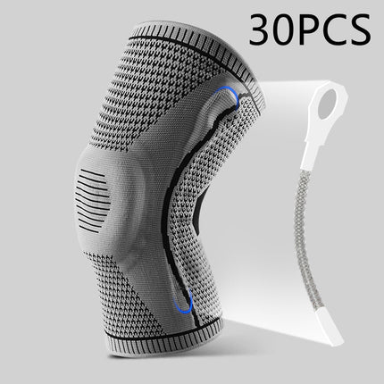 Professional Sports Knee Brace – Silicone Patella Shield & Dual Spring Stabilizers – Compression Knee Sleeve for Basketball, Running & Volleyball