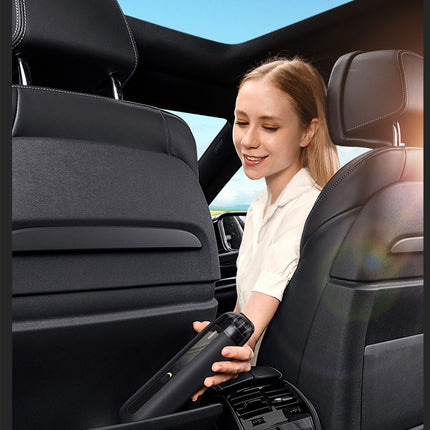 5000Pa Powerful Cordless Car Vacuum Cleaner – Mini Handheld Portable Vacuum for Car, Home & Office Desktop – USB Rechargeable