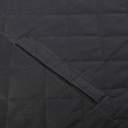 Dog Car Seat Cover with Mesh Visual Window – Waterproof Pet Carrier Hammock – Scratchproof Back Seat Protector with Pockets & Zippers
