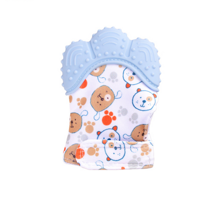Baby Teething Mitten with Adjustable Strap for Either Hand