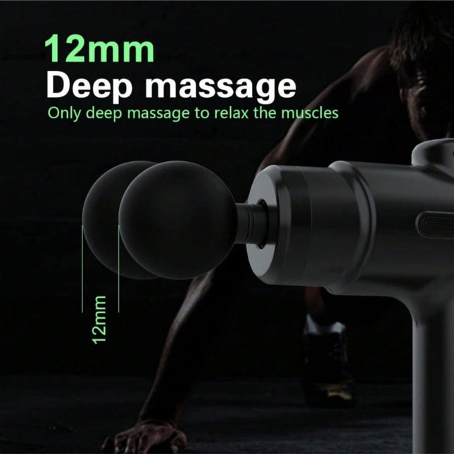 Professional Deep Tissue Massage Gun – Percussion Muscle Massager for Athletes – 8 Interchangeable Heads – Ultra-Quiet & Portable Recovery Tool
