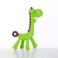 Baby Giraffe Teething Toy – Soft Silicone Teether for Gums Relief – BPA-Free Infant Molar Soothing Stick